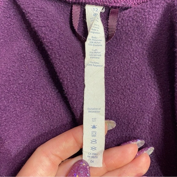 Lululemon Kick The Cold Jacket Darkest Magenta Athleisure Activewear Women’s 12 - Picture 2 of 13